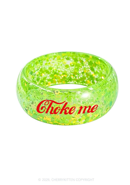 Choke Me Y2K Cuff Bangle Cherrykitten