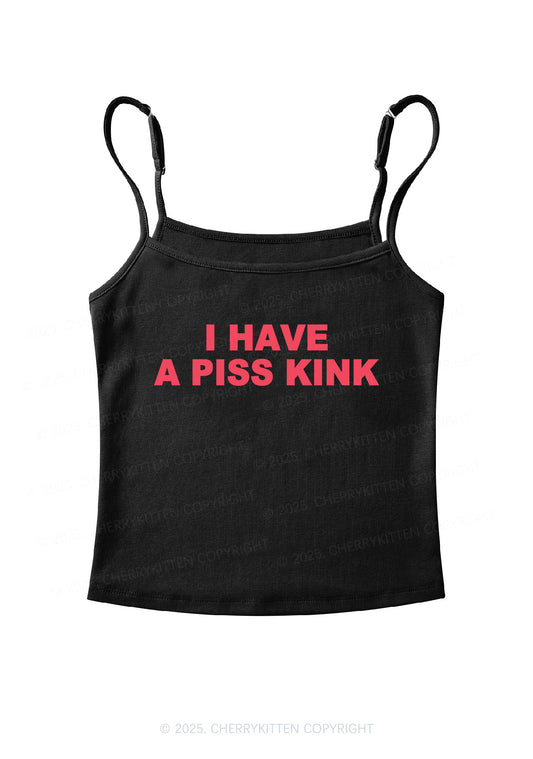 Piss Kink Y2K Spaghetti Strap Cami Cherrykitten