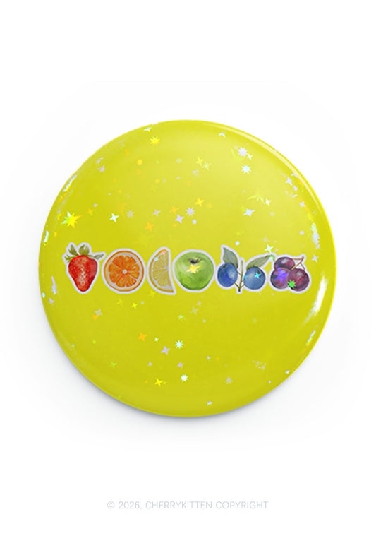 Six Fruity Pride 1Pc Y2K Pin Badge Cherrykitten