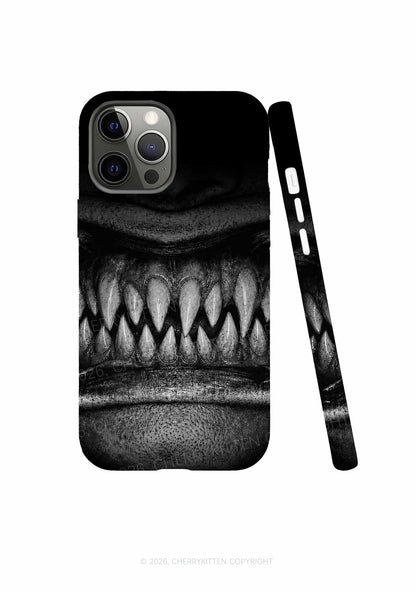 Halloween Monster Sharp Fangs Y2K Phone Case Cherrykitten