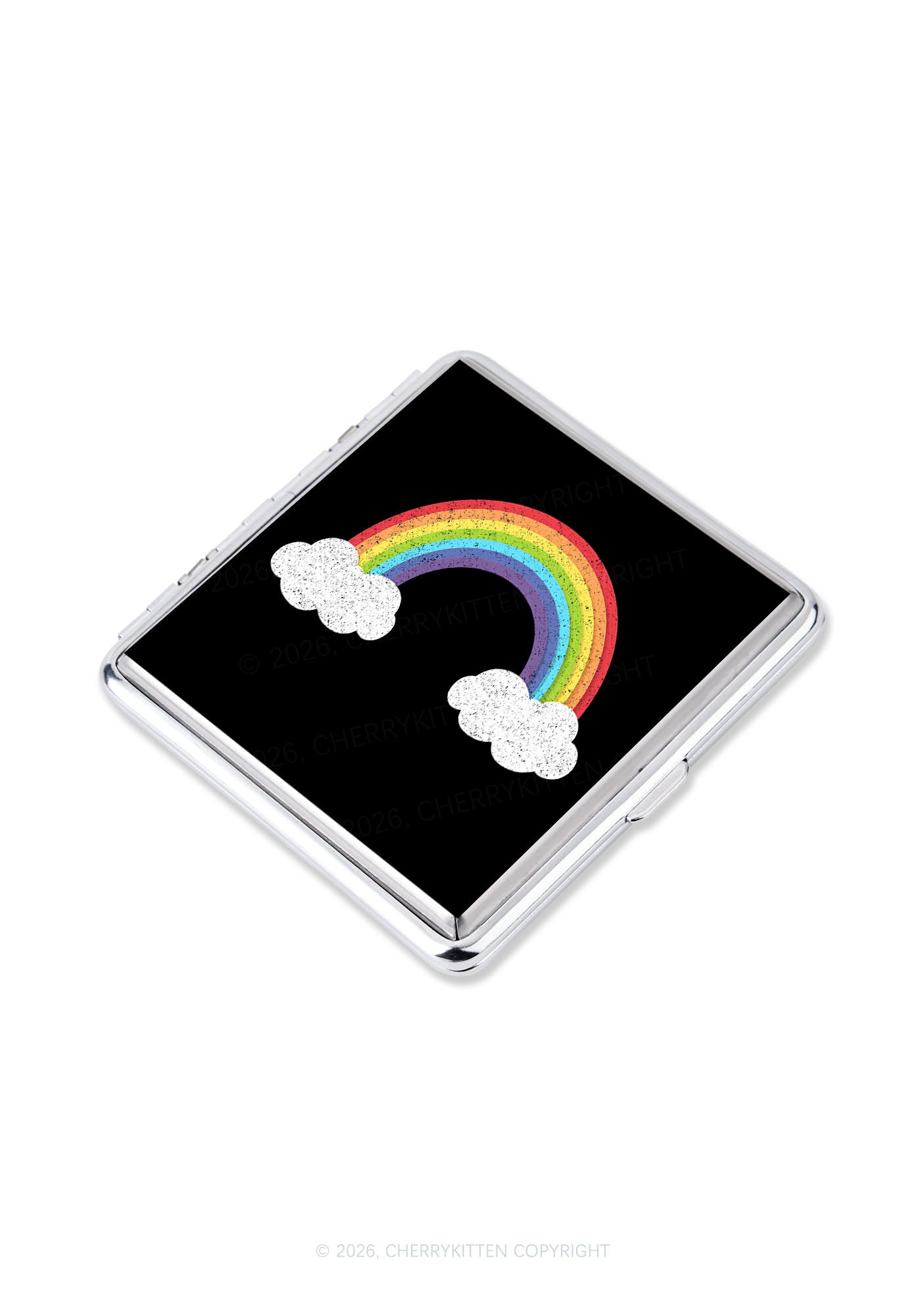 Rainbow Cloud Pride Y2K Cigarette Case Cherrykitten