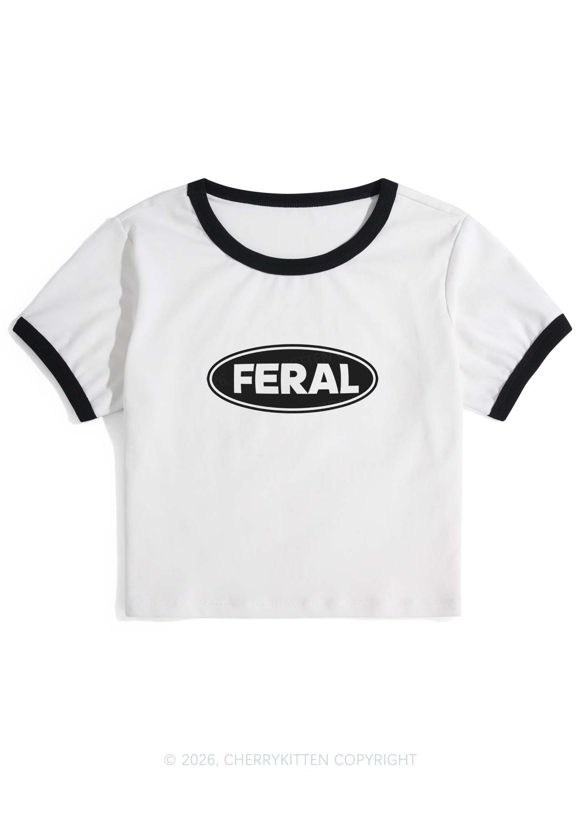 Feral Y2K Ringer Tee Cherrykitten