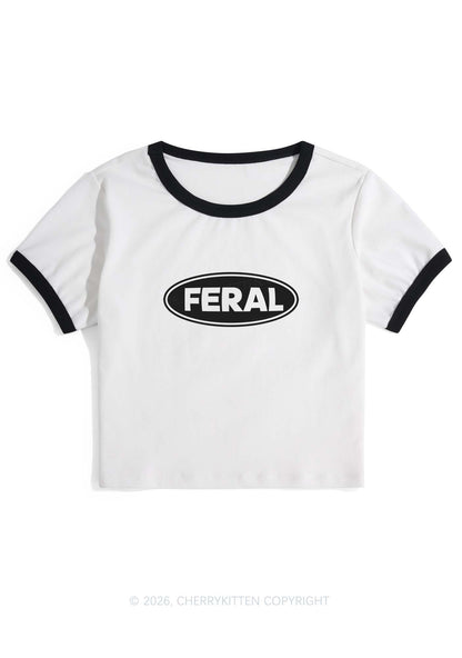 Feral Y2K Ringer Tee Cherrykitten