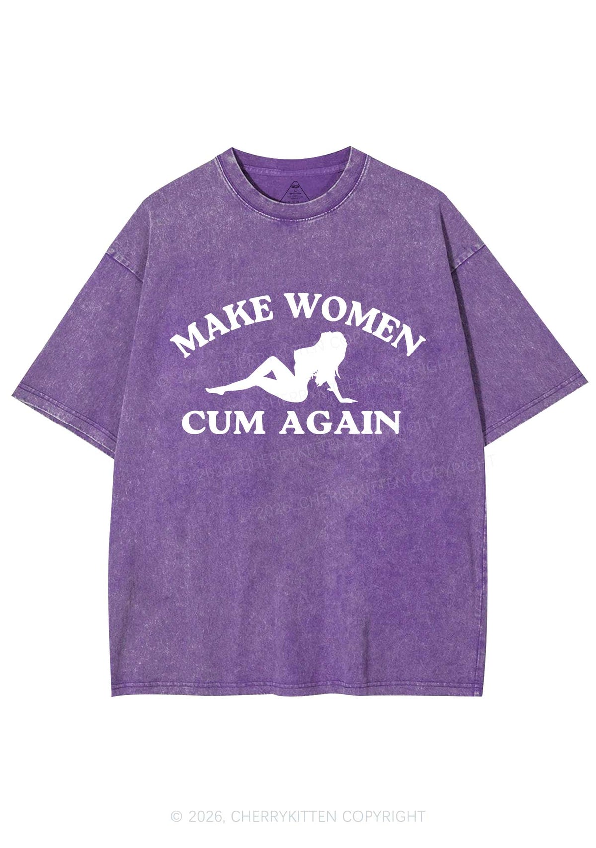 Make Women Cxm Again Y2K Shirts Washed Tee Cherrykitten
