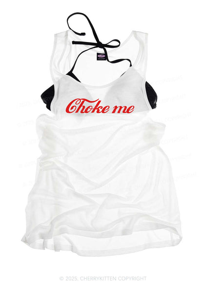 Choke Me Y2K Sheer Boyfriend Tank Cherrykitten