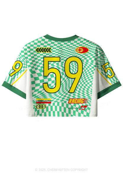 Custom Dibs On The Ginger St Patricks Y2K Crop Sport Jersey Shirts Cherrykitten