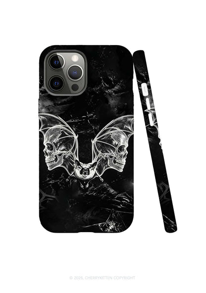 Halloween Bat Skeleton Wings Y2K Phone Case Cherrykitten