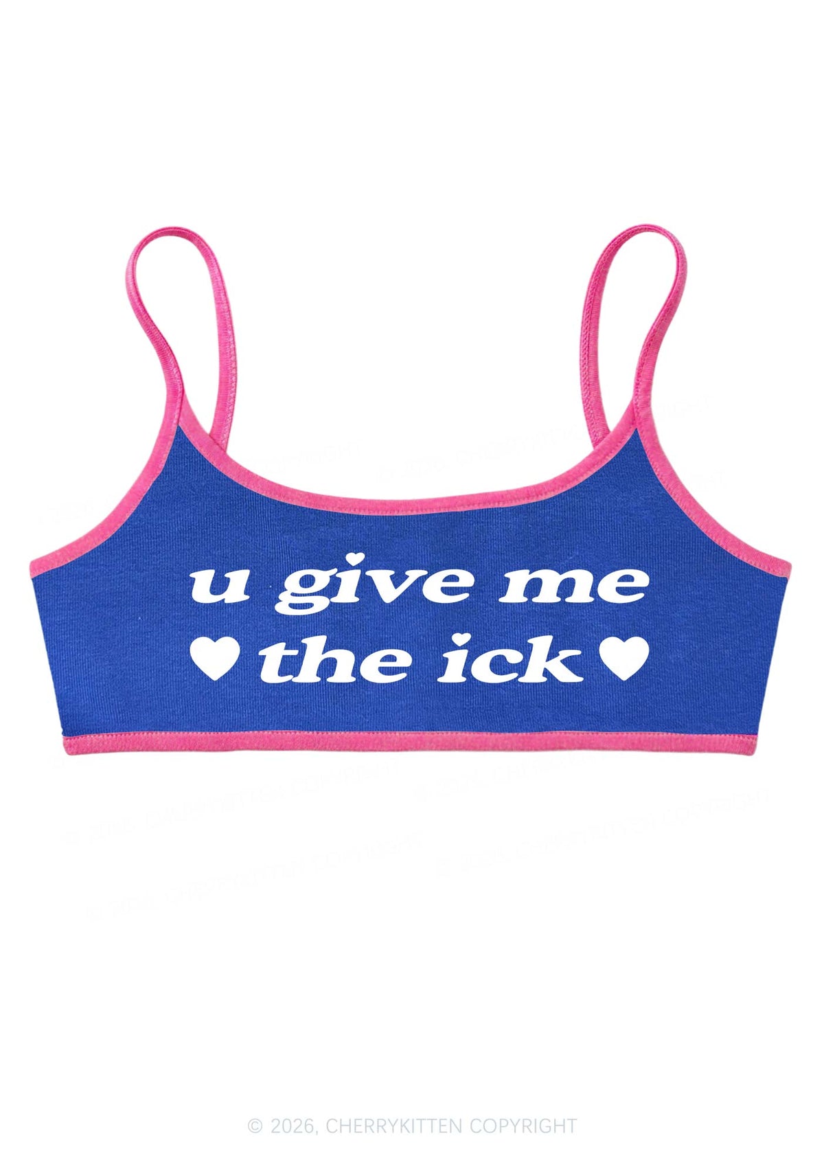 Give Me Ick Y2K Super Crop Cami Cherrykitten
