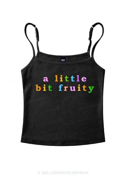 A Little Bit Fruity Pride Y2K Spaghetti Strap Cami Cherrykitten