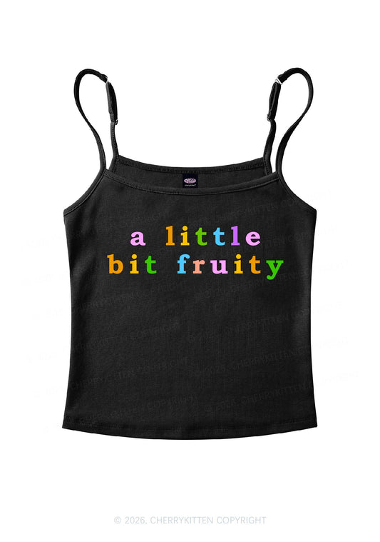 A Little Bit Fruity Pride Y2K Spaghetti Strap Cami Cherrykitten