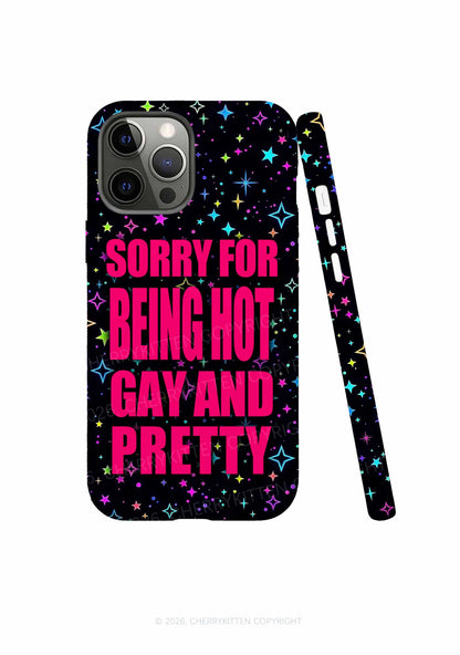 Sorry For Hot Gay And Pretty Y2K Phone Case Cherrykitten