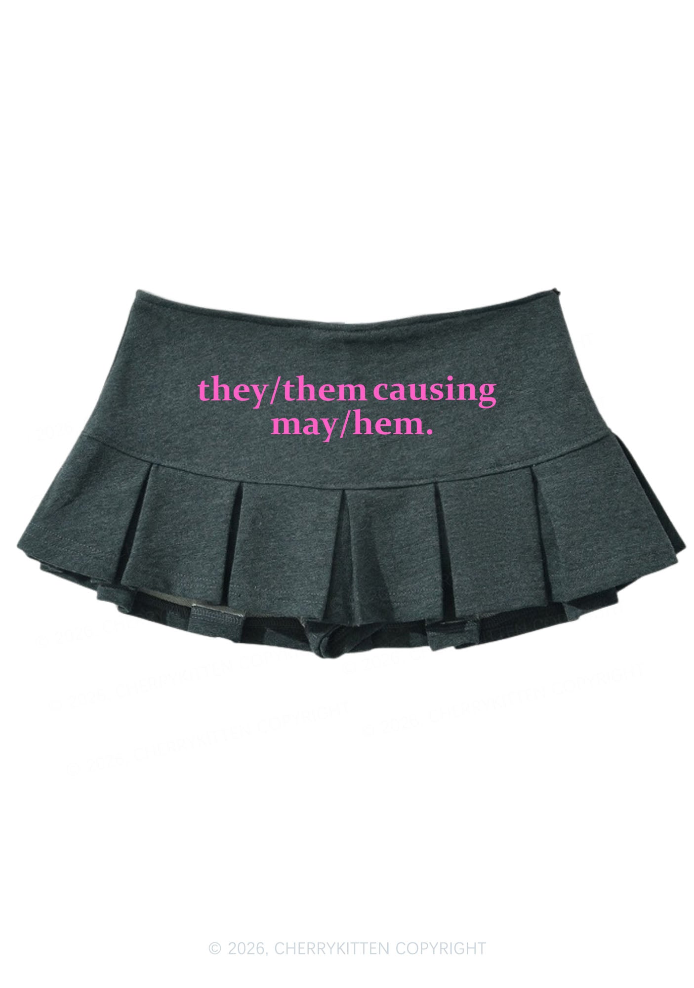 They Causing May Pride Y2K Mini Pleated Skirts Cherrykitten