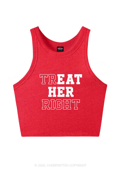 Eat Her Right Pride Y2K Crop Tank Top Cherrykitten