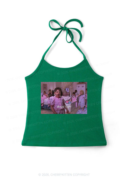 Boys Ugh Y2K Halter Neck Cami Cherrykitten