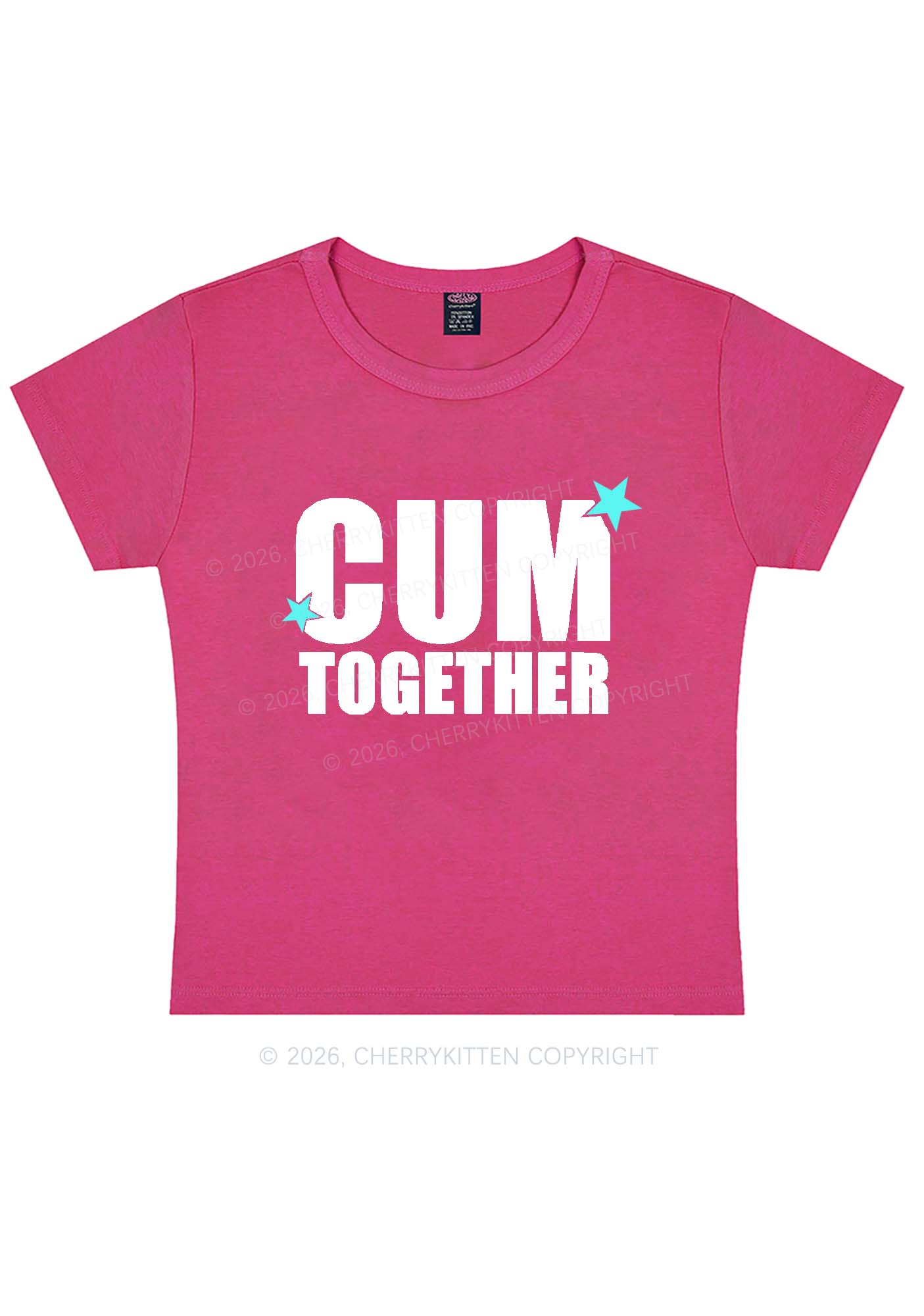 Cxm Together Y2K Baby Tee Cherrykitten