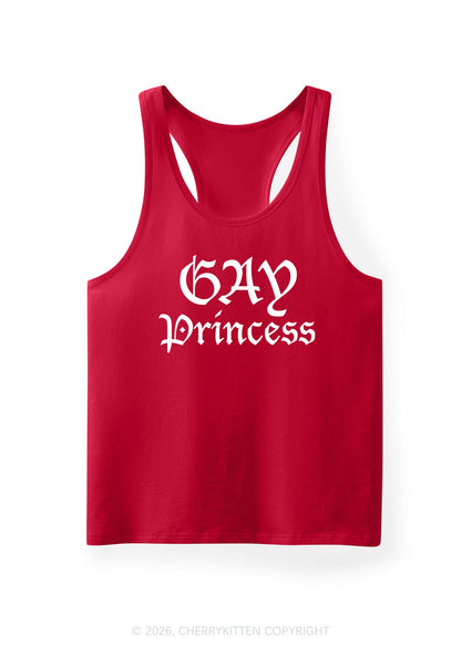 Gay Princess Pride Y2K Men Racerback Tank Top Cherrykitten