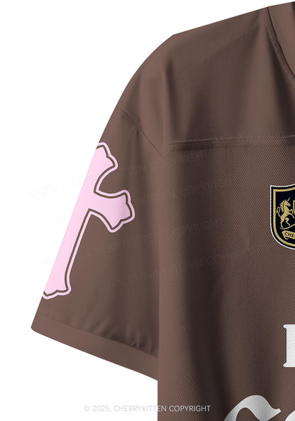 Custom Dibs On The Cowgirls Y2K Crop Sport Jersey Shirts Cherrykitten