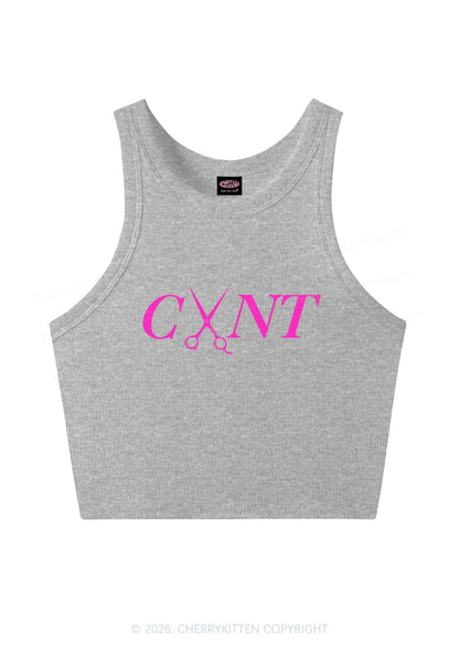 Pink Scissors Cxxt Pride Y2K Crop Tank Top Cherrykitten