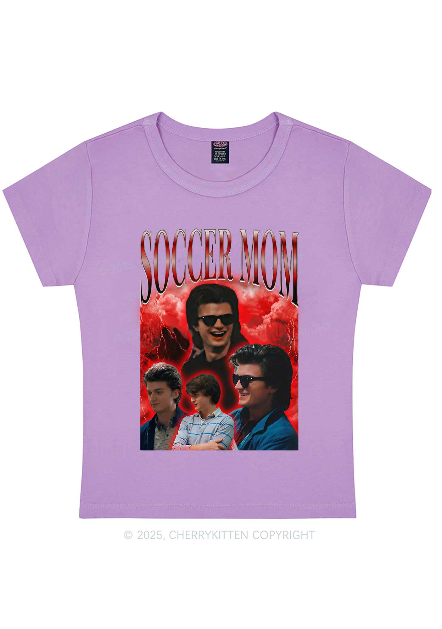 Soccer Mom Y2K Baby Tee Cherrykitten