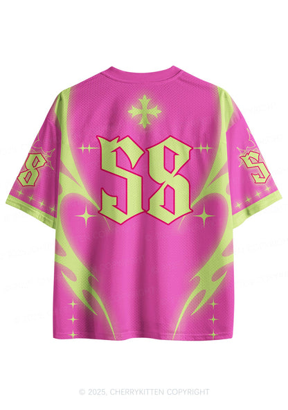Custom Hot Pink Cxxt Y2K Sport Jersey Shirts Cherrykitten
