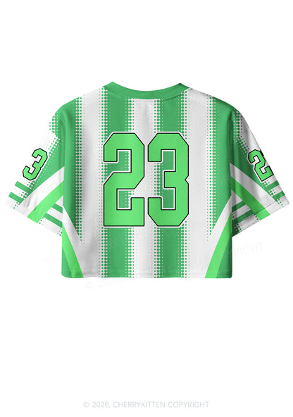 Custom Kiss My Lucky Charms St Patricks Y2K Crop Sport Jersey Shirts Cherrykitten
