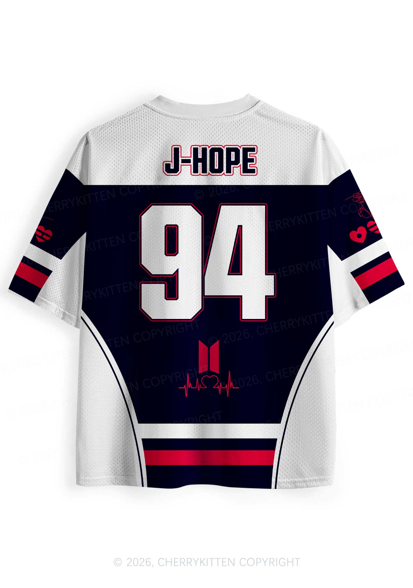 Black Korean Boys Y2K Sport Jersey Shirts Cherrykitten
