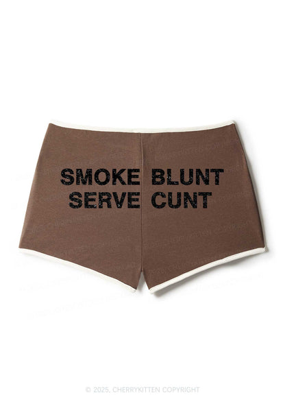 Smoke Blunt Y2K Booty Shorts Cherrykitten
