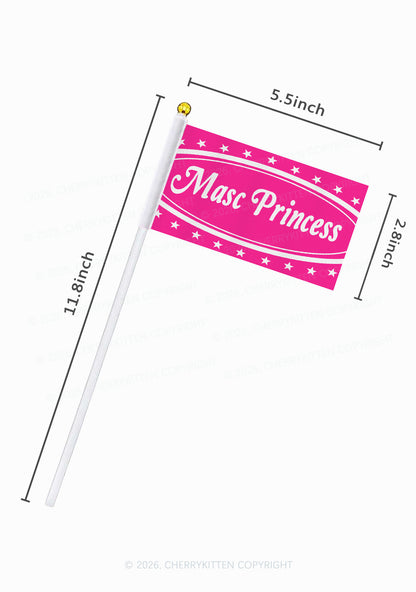 Masc Princess Pride Y2K Hand Flags Cherrykitten
