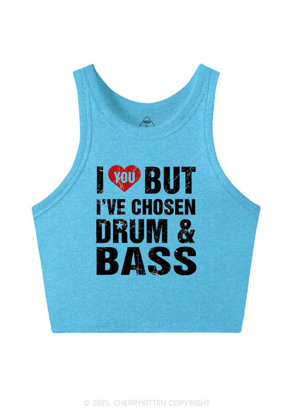 Chosen Drum And Bass Y2K Crop Tank Top Cherrykitten