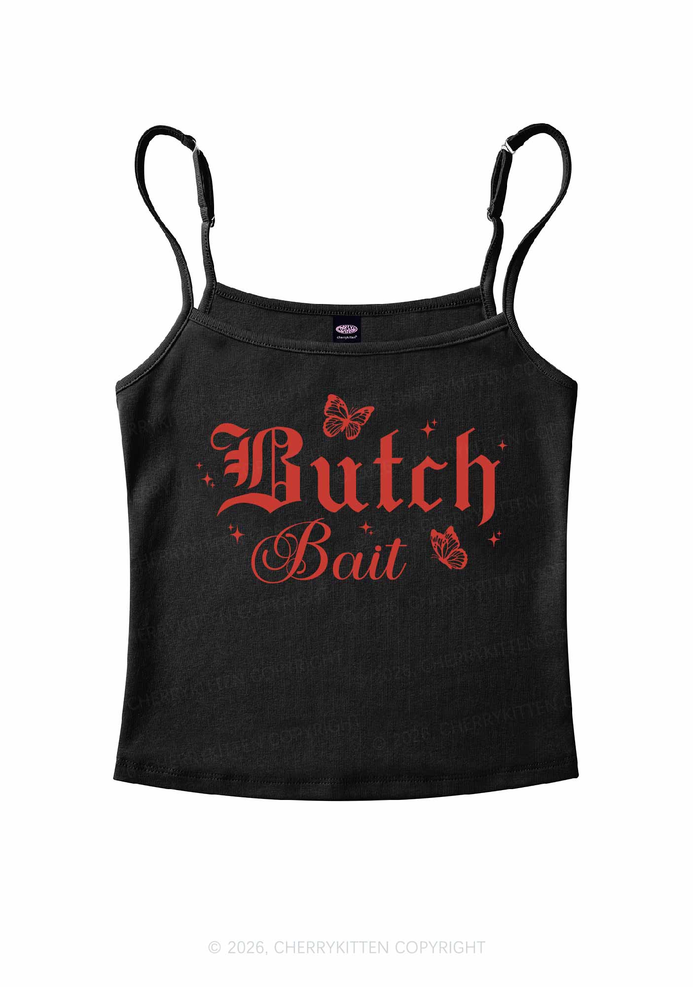 Butch Bait Pride Y2K Spaghetti Strap Cami Cherrykitten