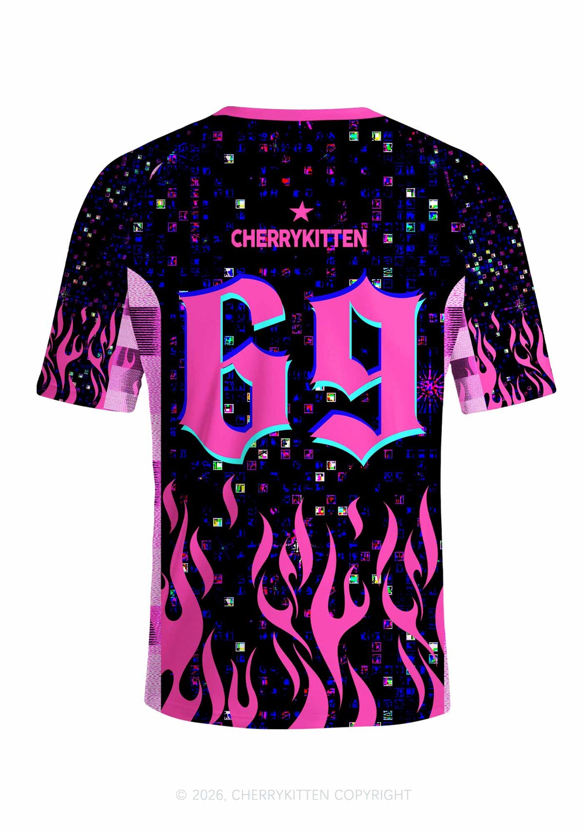Hot Girls Listen To Dubstep Y2K Football Jersey Shirts Cherrykitten