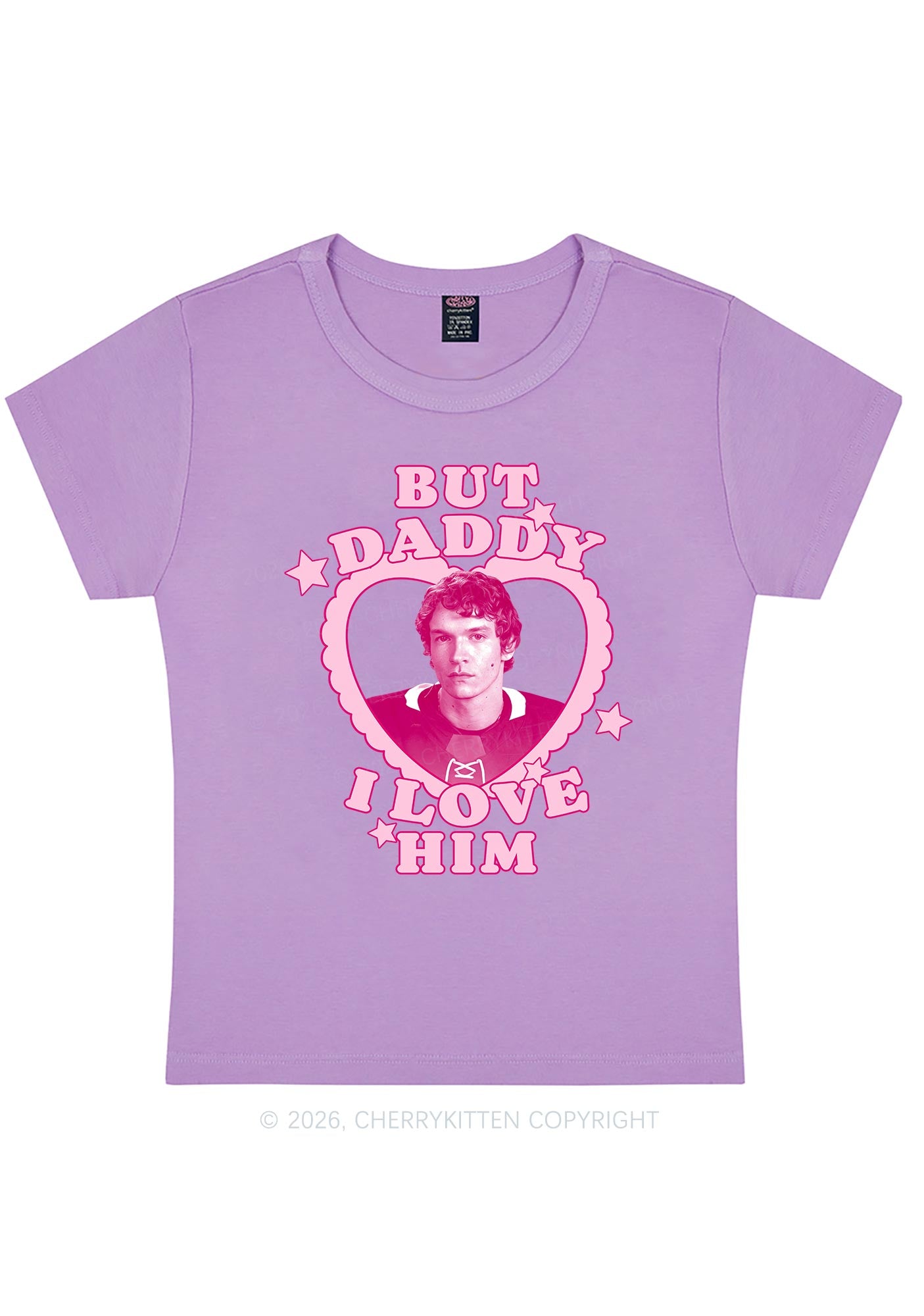 But Daddy I Love CS Y2K Baby Tee Cherrykitten