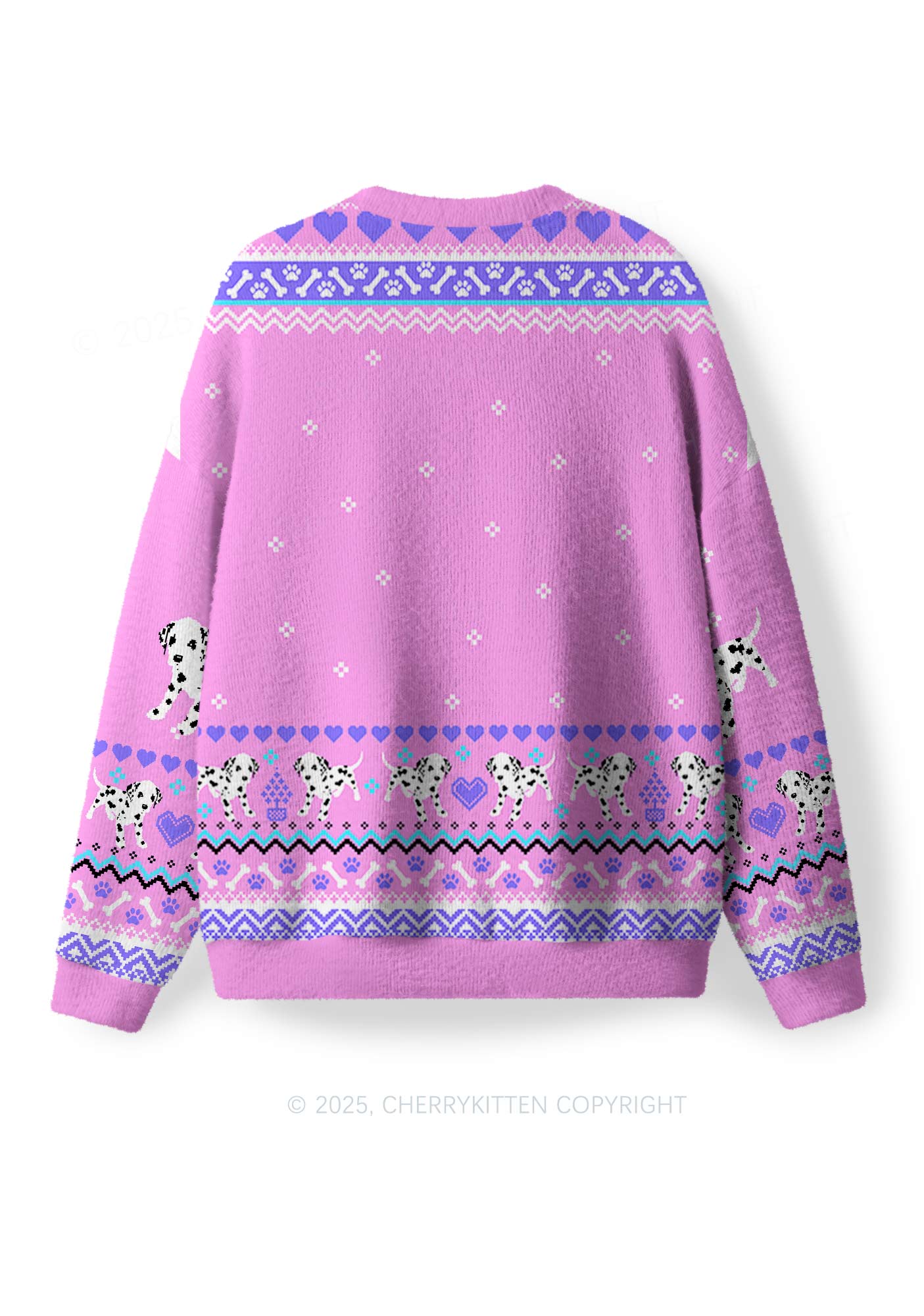 Boys Make Gr8 Pets Y2K Christmas Knit Sweatshirt Cherrykitten