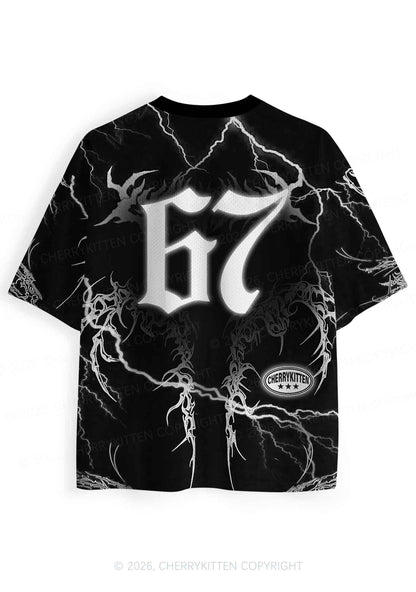 Black Gothic Dyke Pride Y2K Sport Jersey Shirts Cherrykitten