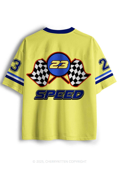 Custom Yellow Ride A Mustache Y2K Sport Jersey Shirts Cherrykitten