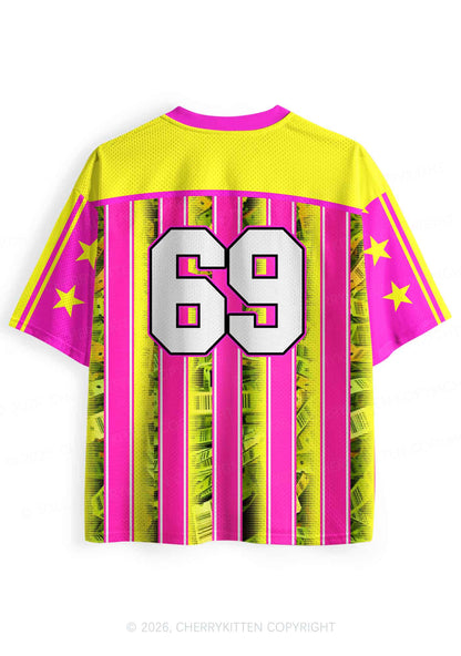 Rave Tickets Y2K Sport Jersey Shirts Cherrykitten
