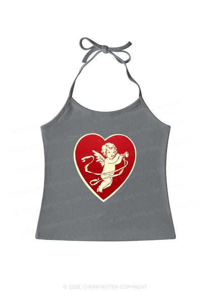 Trumpet Cupid Y2K Halter Neck Cami Cherrykitten