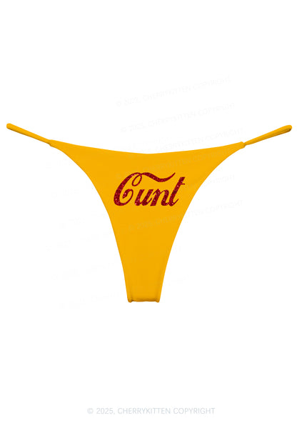 Glitter Special Cxxt Y2K Bikini String Thong Cherrykitten