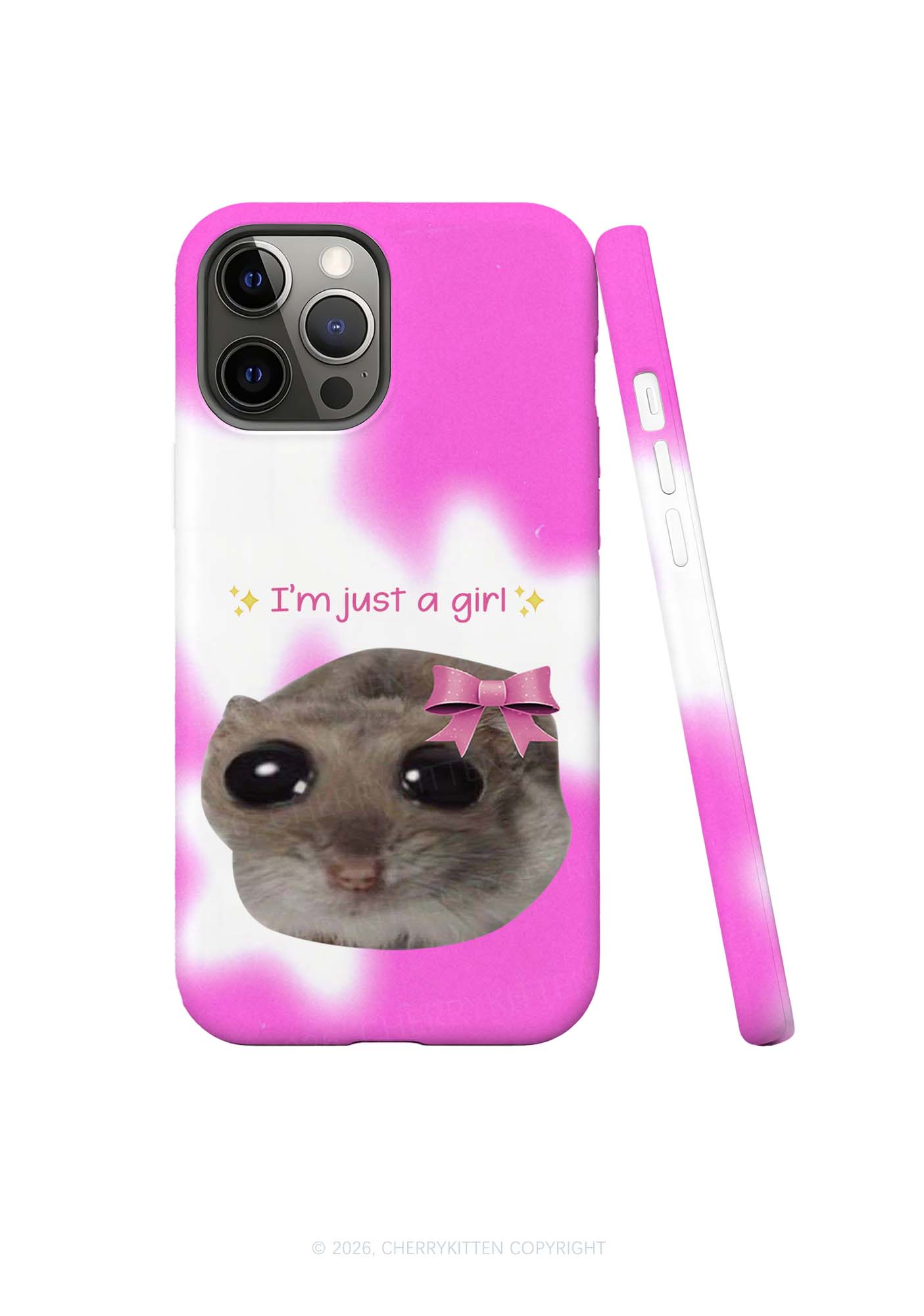 Im Just A Girl Y2K Phone Case Cherrykitten