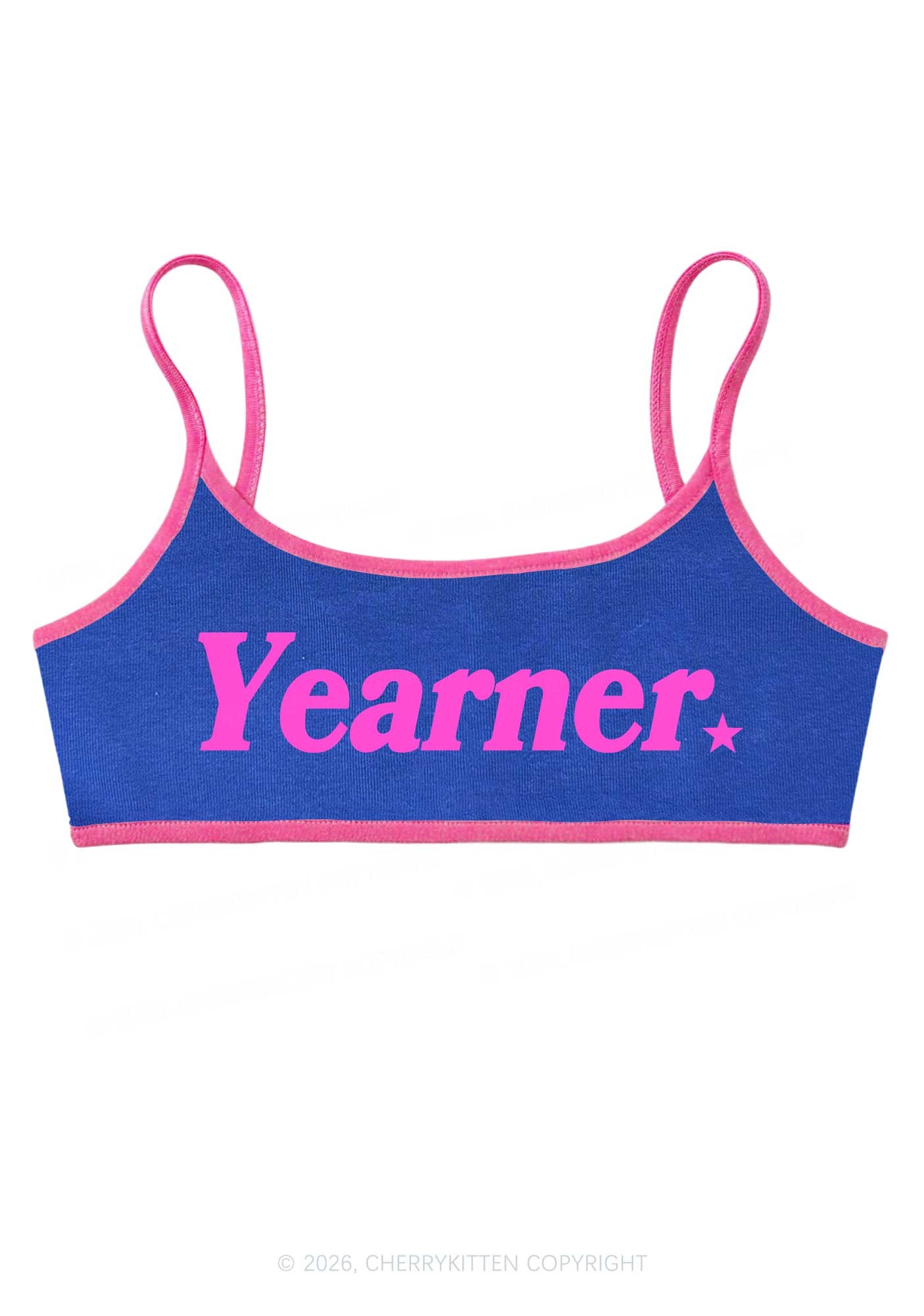 Yearner Y2K Super Crop Cami Cherrykitten