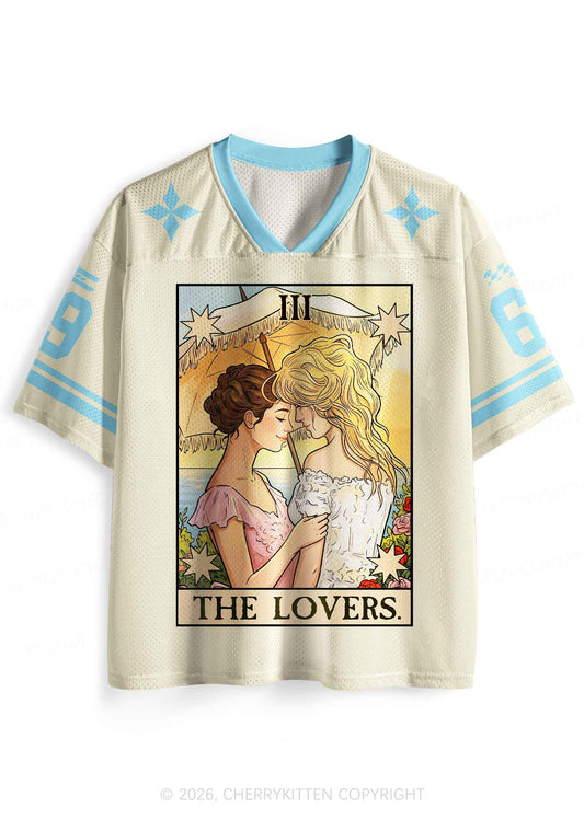 Vintage Beach Lesbian Lovers Pride Y2K Sport Jersey Shirts Cherrykitten