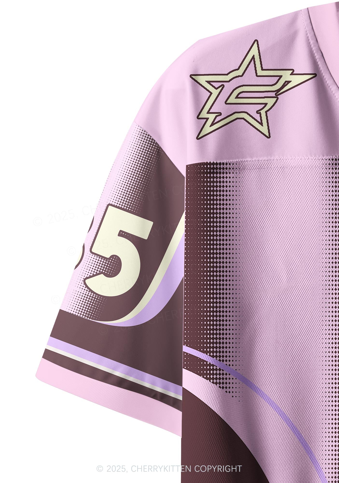 Custom Pink Pony Y2K Crop Sport Jersey Shirts Cherrykitten