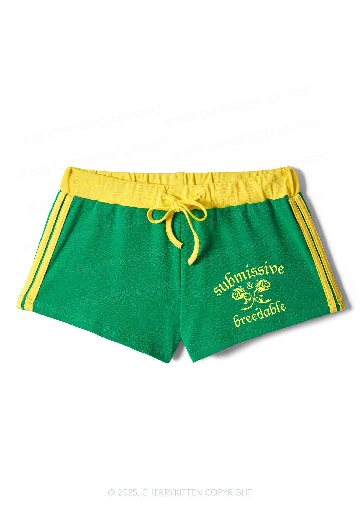 Submissive And Breedable Y2K Drawstring Mini Shorts Cherrykitten