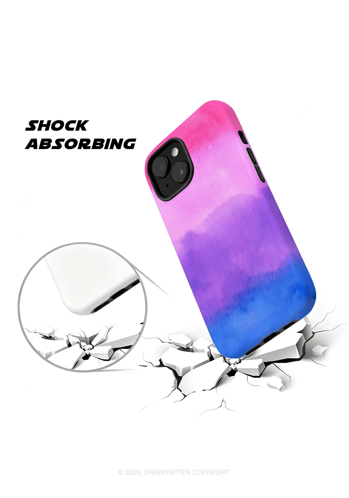 Bisexual Pride Y2K Phone Case Cherrykitten