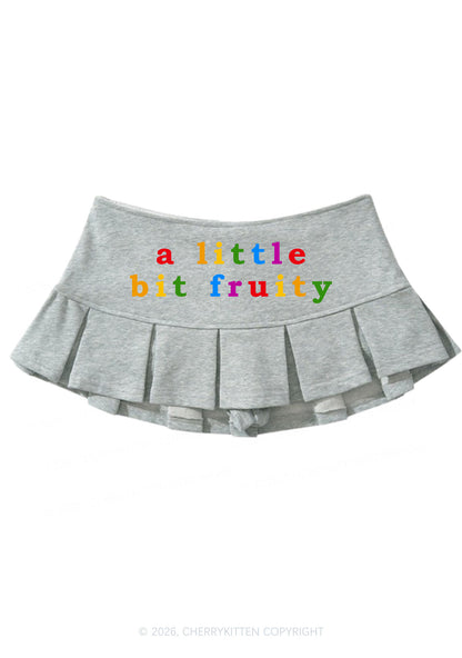 A Little Bit Fruity Pride Y2K Mini Pleated Skirts Cherrykitten