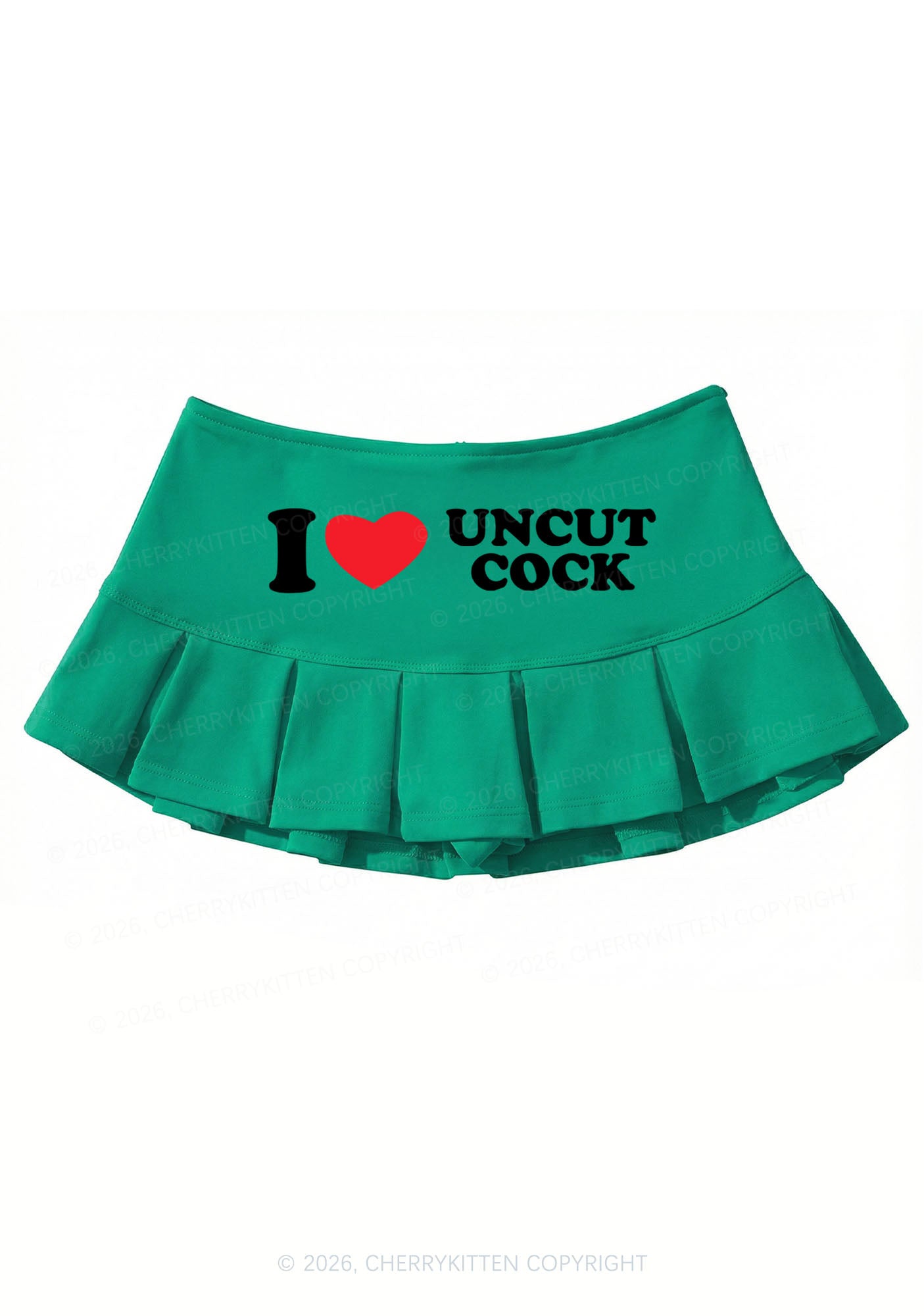 I Love Uncut Cxck Y2K Mini Pleated Skirts Cherrykitten