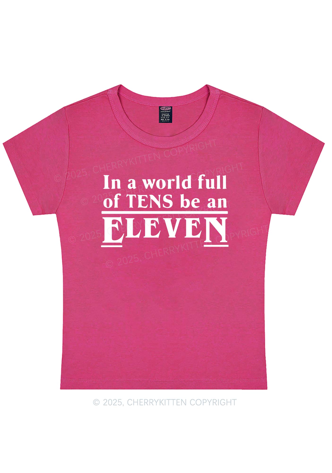 Be An Eleven Y2K Baby Tee Cherrykitten