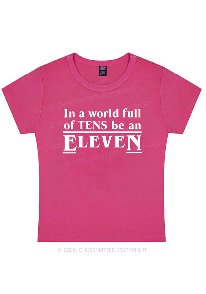 Be An Eleven Y2K Baby Tee Cherrykitten
