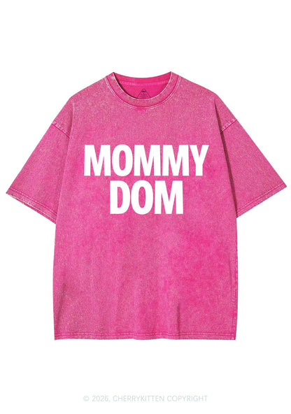 Mommy Dom Y2K Shirts Washed Tee Cherrykitten