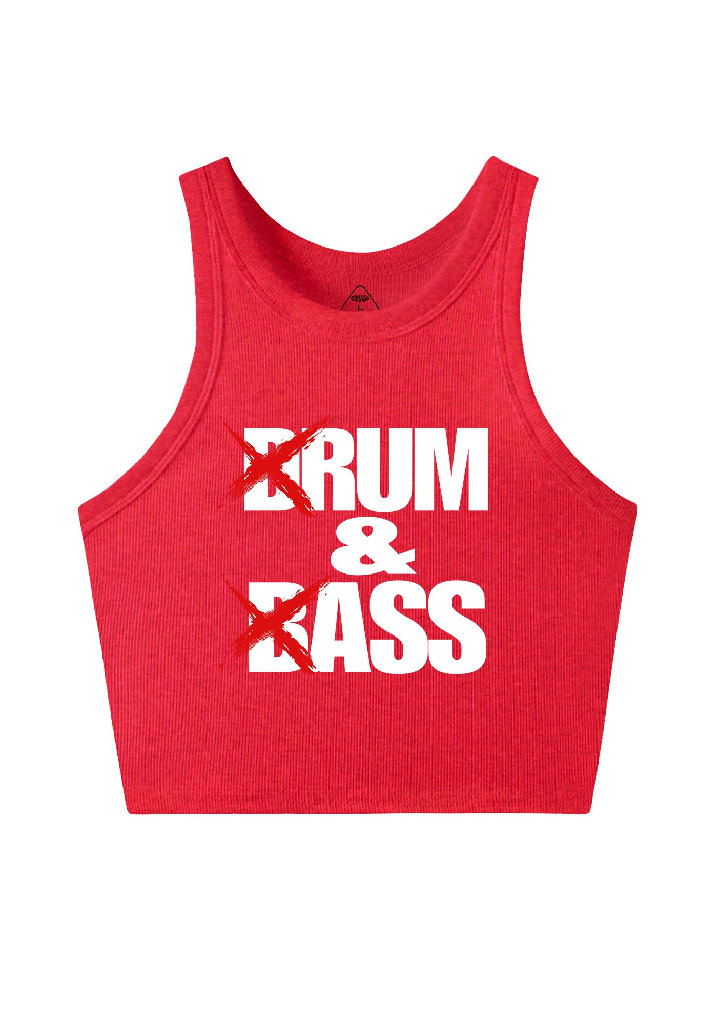 DnB Graffiti Y2K Crop Tank Top Cherrykitten